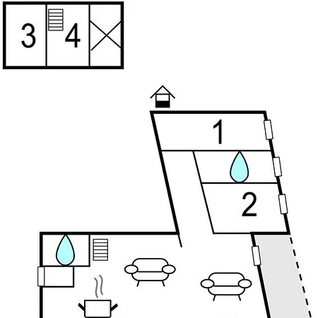Two-bedroom In Feriehus